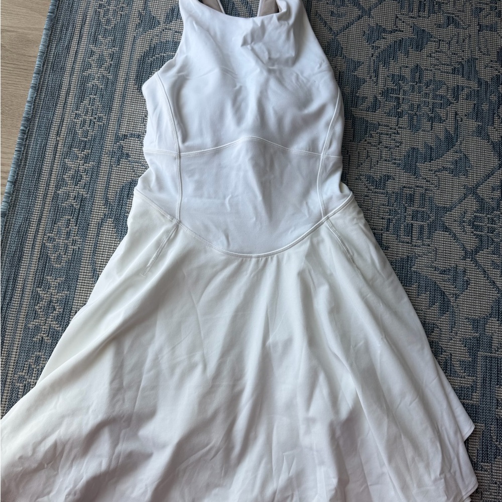 lululemon athletica White Strapless Fit-and-Flare Dress
